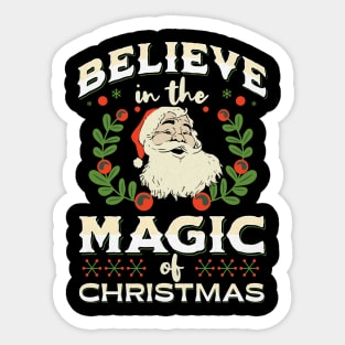 Believe In The Magic Of Christmas Sticker